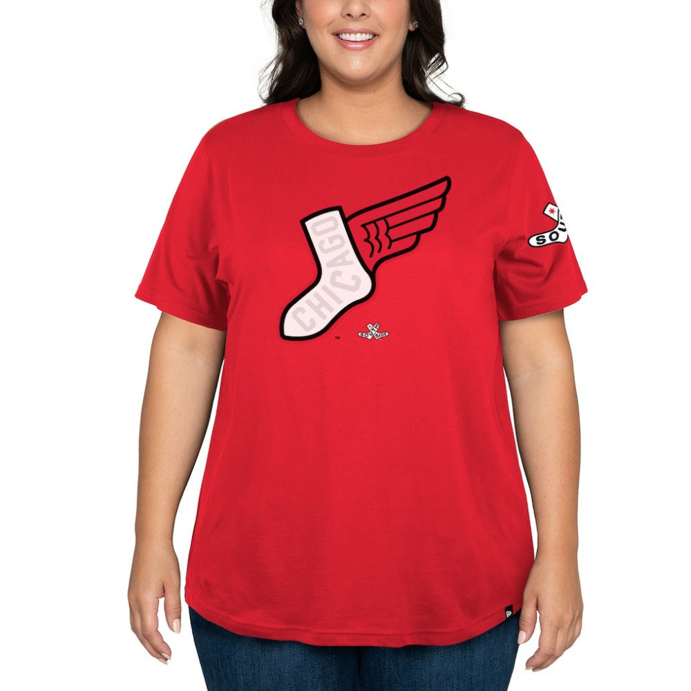 Chicago White Sox New Era Women's 2025 City Connect Plus Size T-Shirt - MLB T-shirts