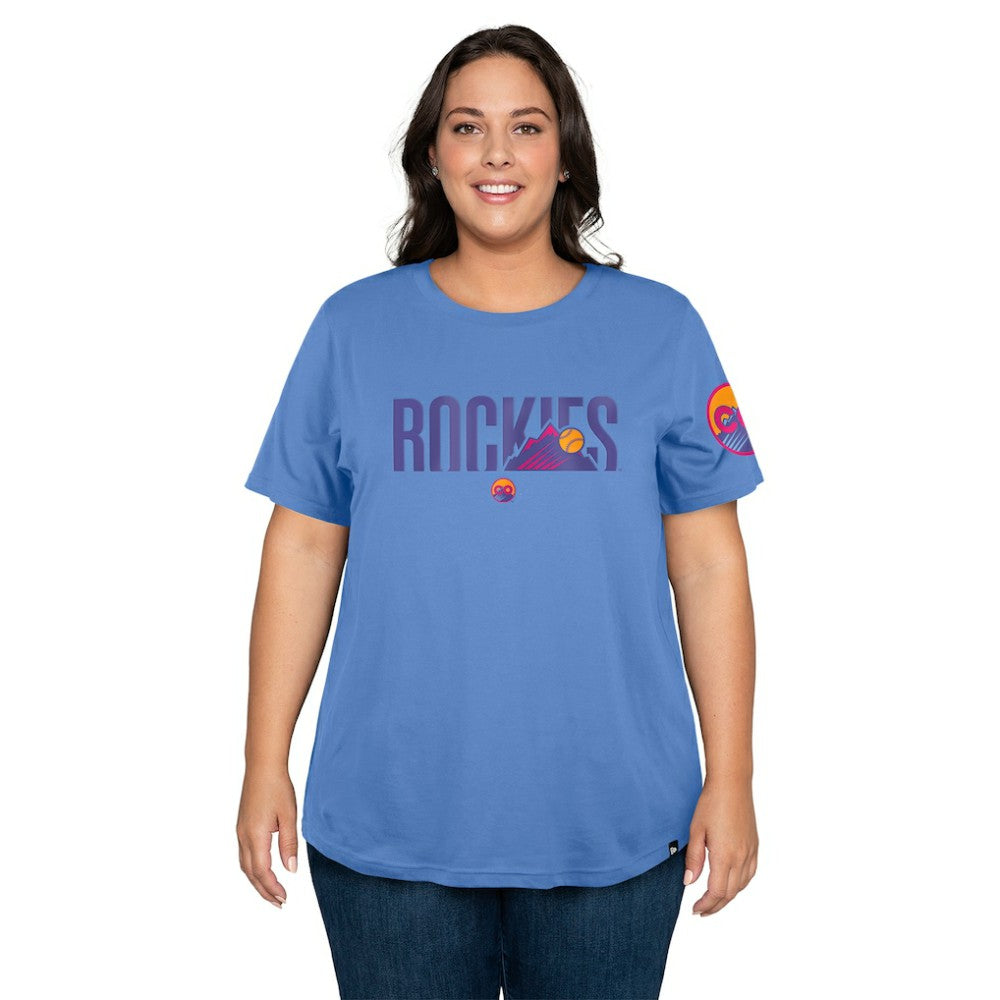 Colorado Rockies New Era Women's 2025 City Connect Plus Size T-Shirt - MLB T-shirts