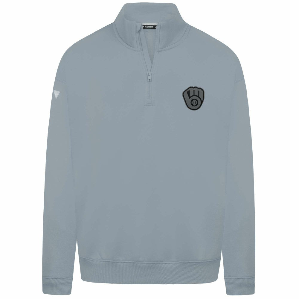 Milwaukee Brewers Levelwear Murray Nightfall Quarter-Zip Top - MLB Tops