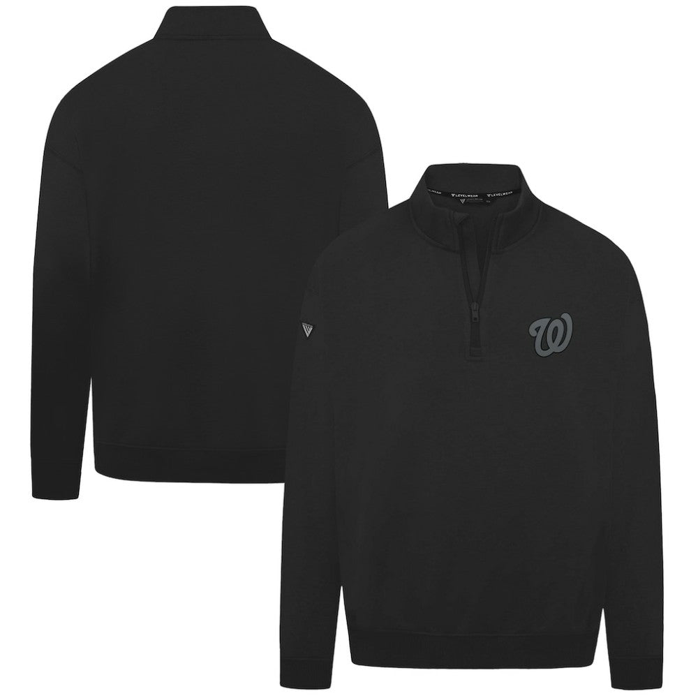 Washington Nationals Levelwear Murray Nightfall Quarter-Zip Top - MLB Tops