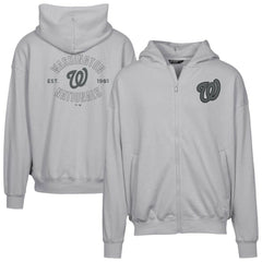 Washington Nationals Levelwear Uphill Abyssal Full-Zip Hoodie - MLB Hoodies