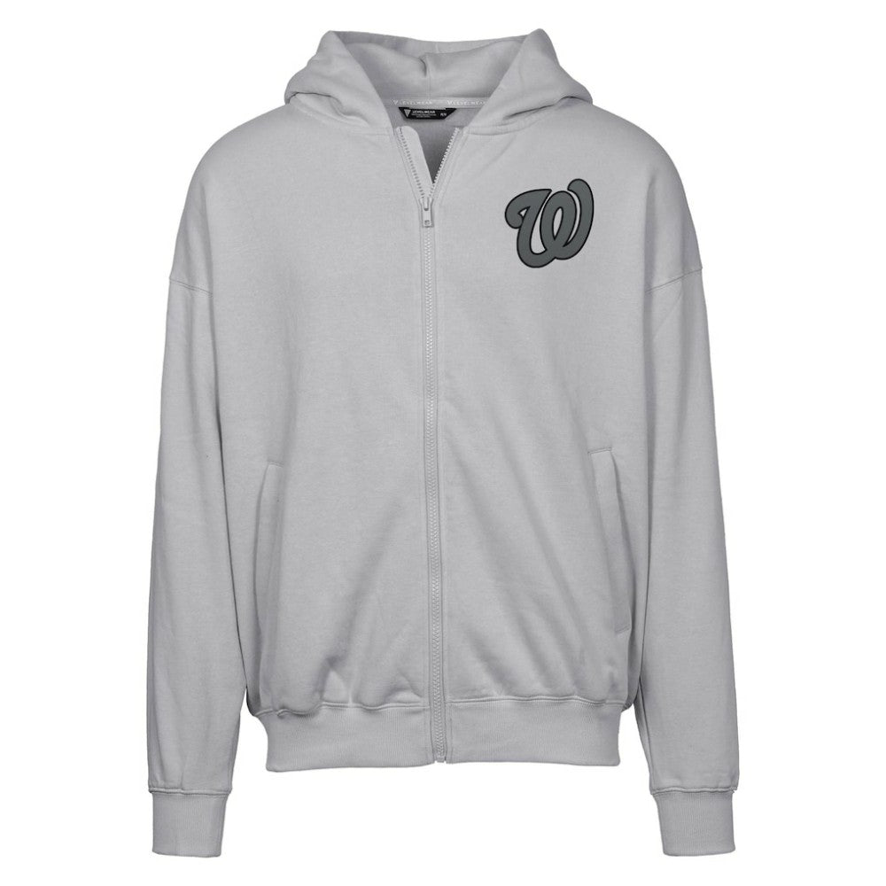 Washington Nationals Levelwear Uphill Abyssal Full-Zip Hoodie - MLB Hoodies