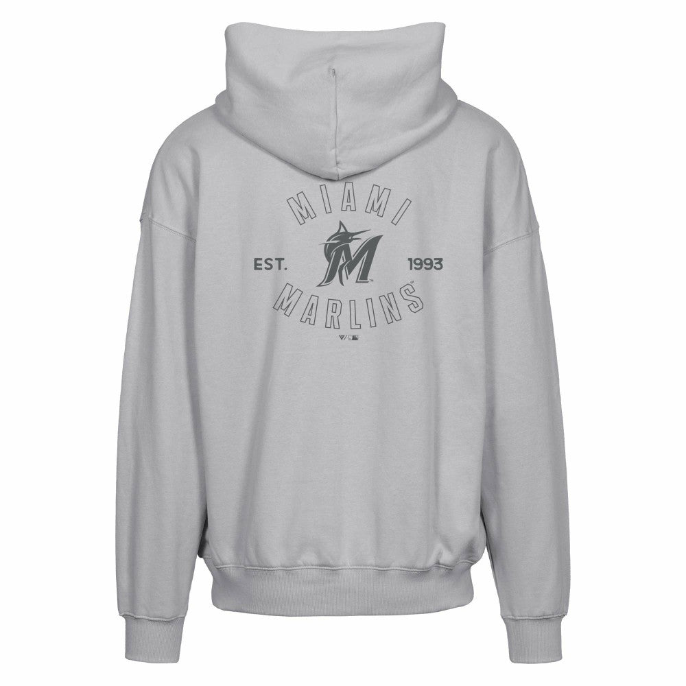 Miami Marlins Levelwear Uphill Abyssal Full-Zip Hoodie - MLB Hoodies
