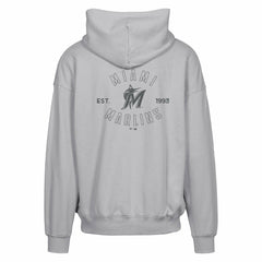 Miami Marlins Levelwear Uphill Abyssal Full-Zip Hoodie - MLB Hoodies