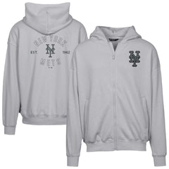 New York Mets Levelwear Uphill Abyssal Full-Zip Hoodie - MLB Hoodies