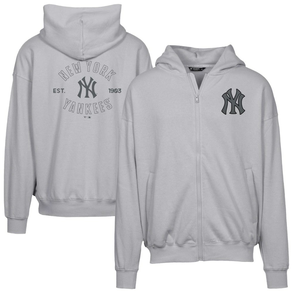 New York Yankees Levelwear Uphill Abyssal Full-Zip Hoodie - MLB Hoodies
