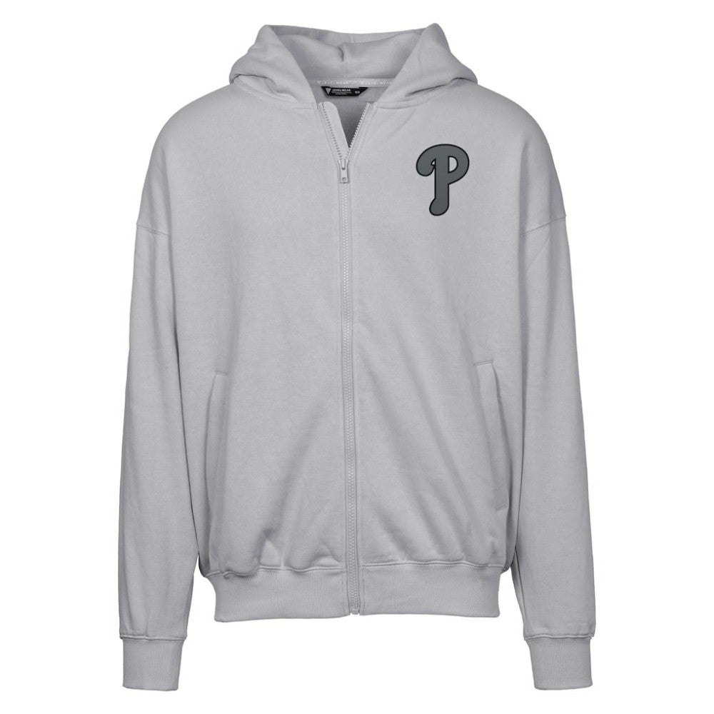 Philadelphia Phillies Levelwear Uphill Abyssal Full-Zip Hoodie - MLB Hoodies