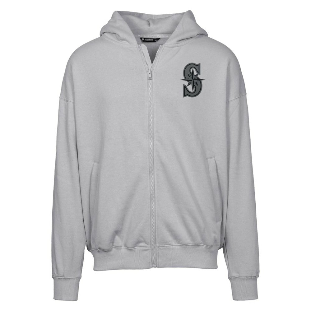 Seattle Mariners Levelwear Uphill Abyssal Full-Zip Hoodie - MLB Hoodies
