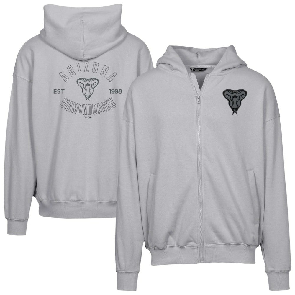 Arizona Diamondbacks Levelwear Uphill Abyssal Full-Zip Hoodie - MLB Hoodies