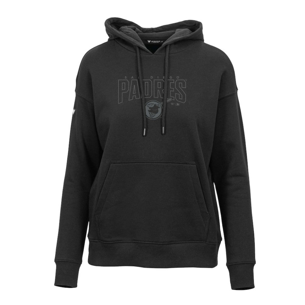 San Diego Padres Levelwear Women's Adorn Darkmoon Pullover Hoodie - MLB Hoodies
