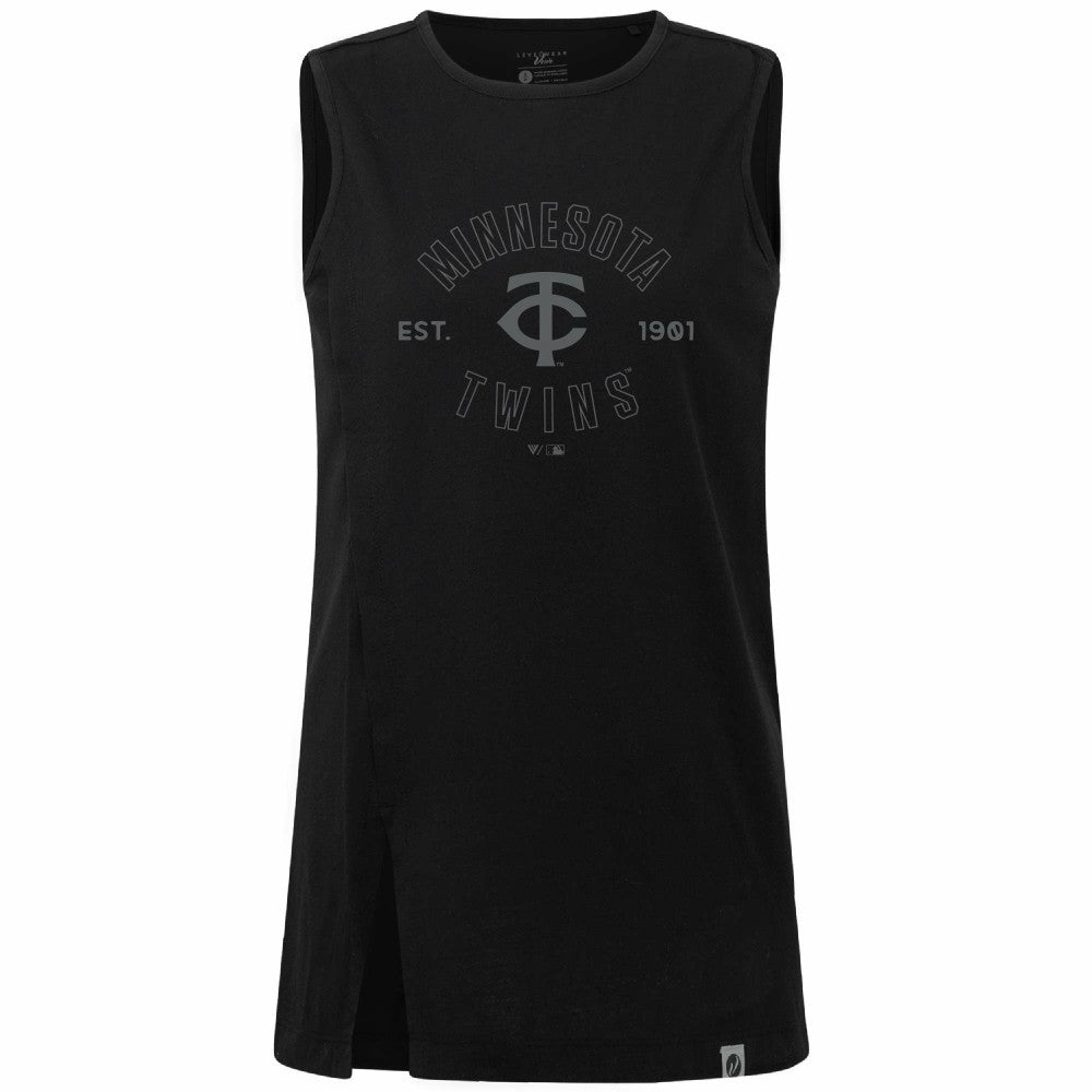 Minnesota Twins Levelwear Women's Influx Abyssal Tank Top - MLB Tanks