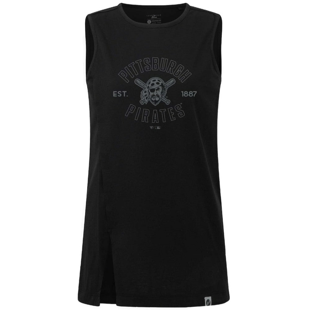 Pittsburgh Pirates Levelwear Women's Influx Abyssal Tank Top - MLB Tanks
