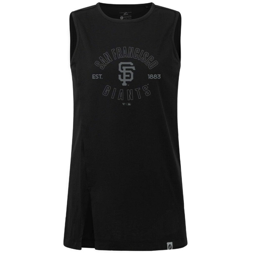 San Francisco Giants Levelwear Women's Influx Abyssal Tank Top - MLB Tanks