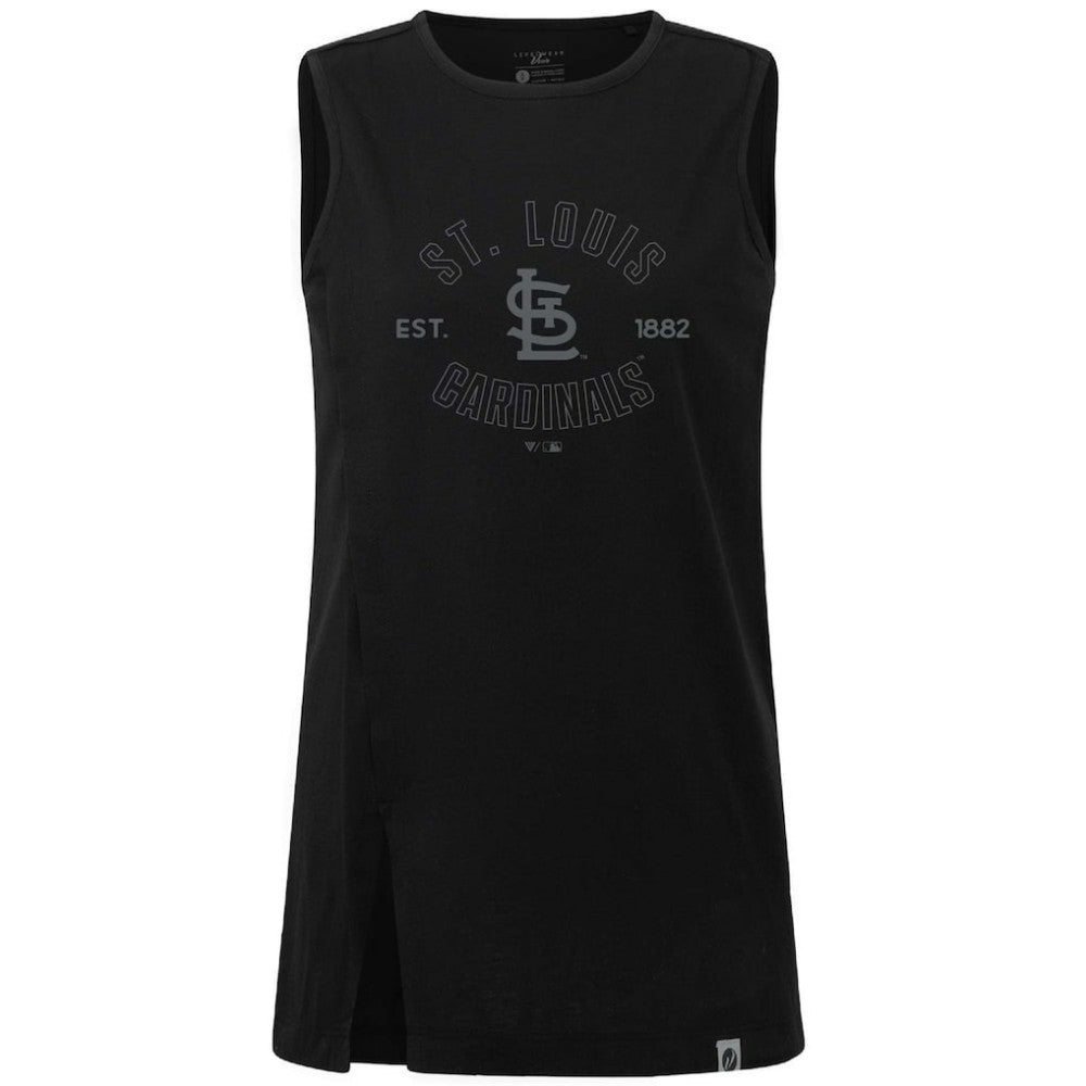 St. Louis Cardinals Levelwear Women's Influx Abyssal Tank Top - MLB Tanks