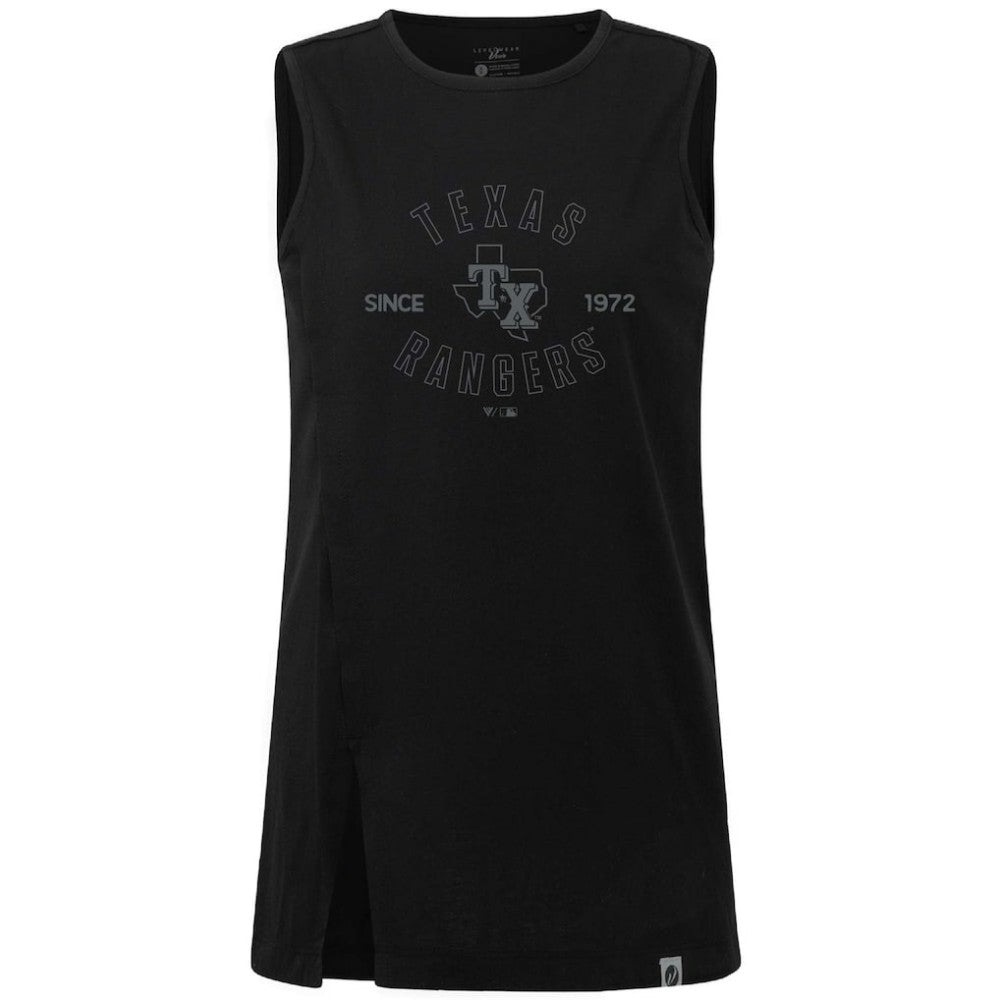 Texas Rangers Levelwear Women's Influx Abyssal Tank Top - MLB Tanks