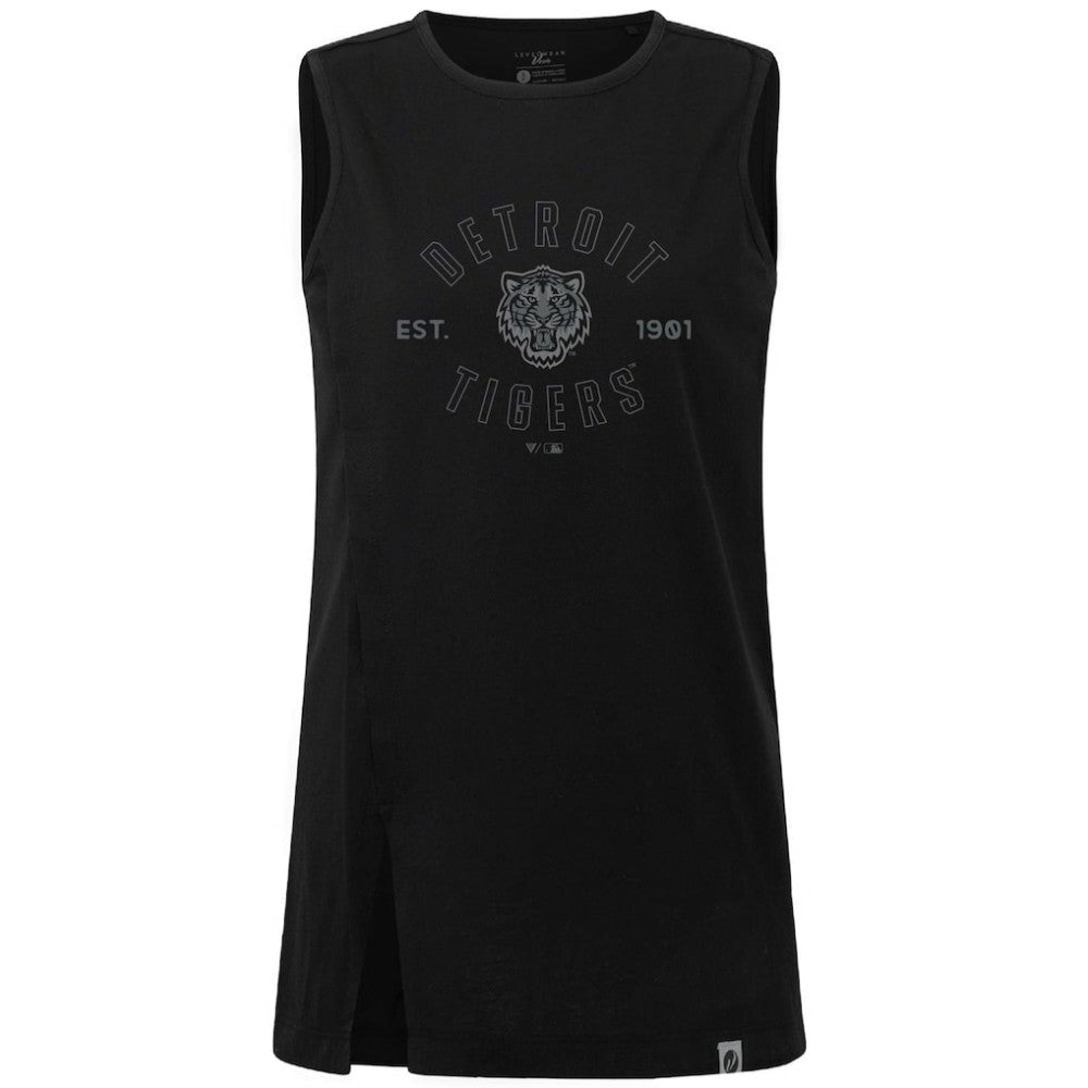 Detroit Tigers Levelwear Women's Influx Abyssal Tank Top - MLB Tanks