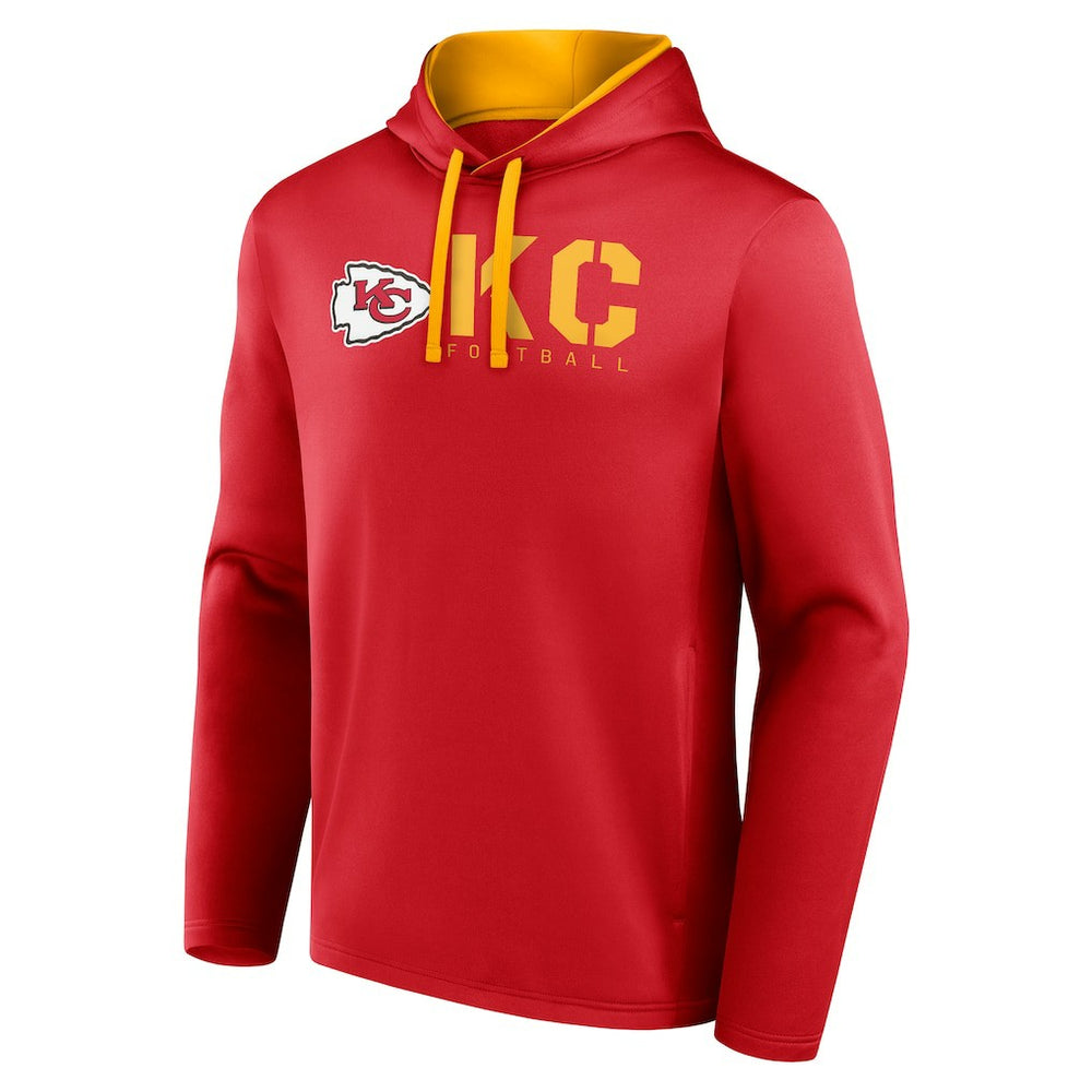 Kansas City Chiefs Logo Athletic Head Start Pullover Hoodie | NFL On sale