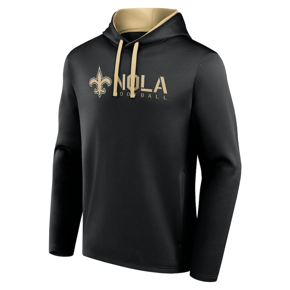 New Orleans Saints Logo Athletic Head Start Pullover Hoodie | NFL New