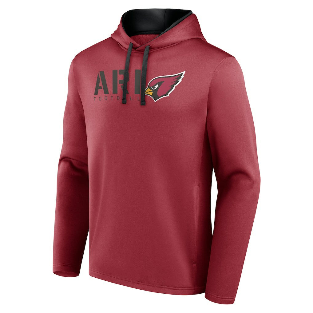 Arizona Cardinals Logo Athletic Head Start Pullover Hoodie | NFL Hot