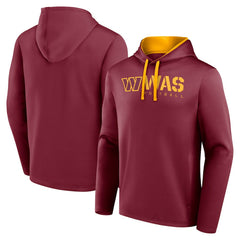 Washington Commanders Logo Athletic Head Start Pullover Hoodie | NFL Hot