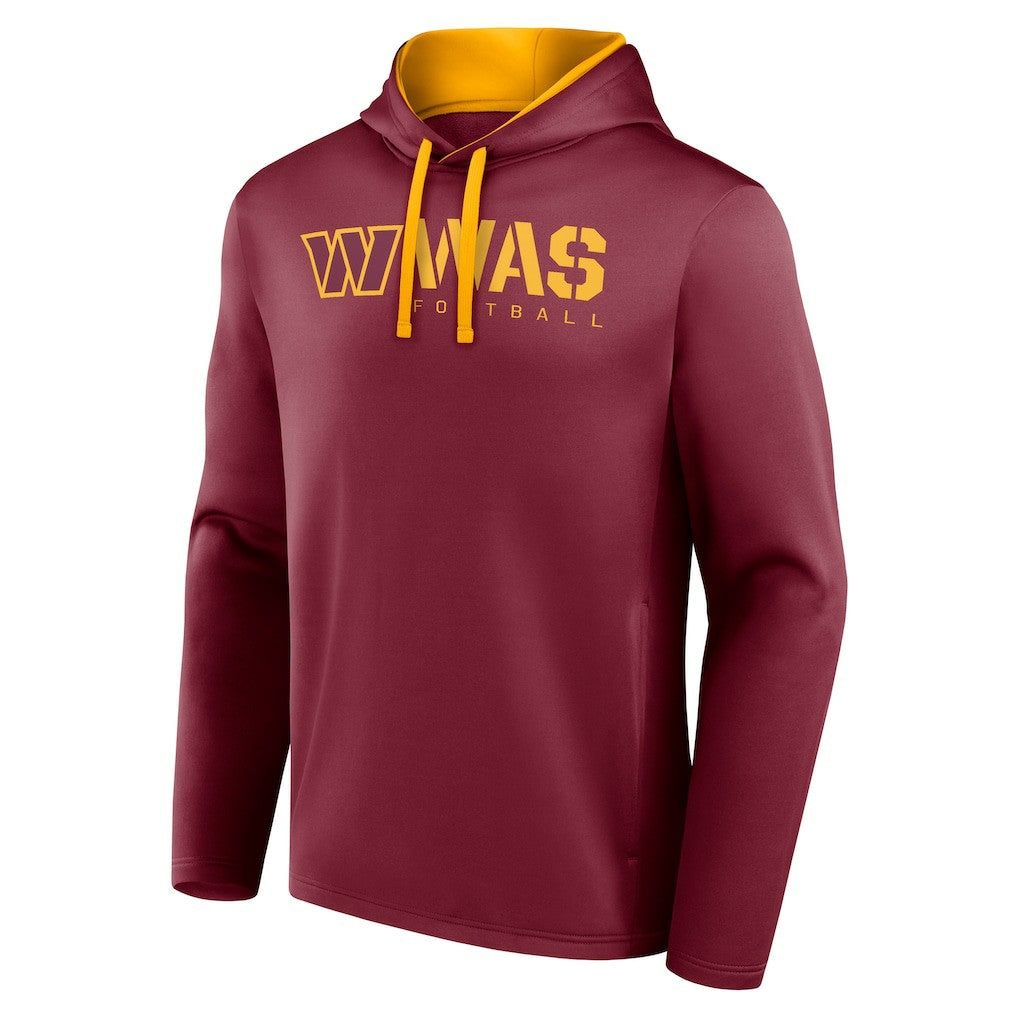 Washington Commanders Logo Athletic Head Start Pullover Hoodie | NFL Hot