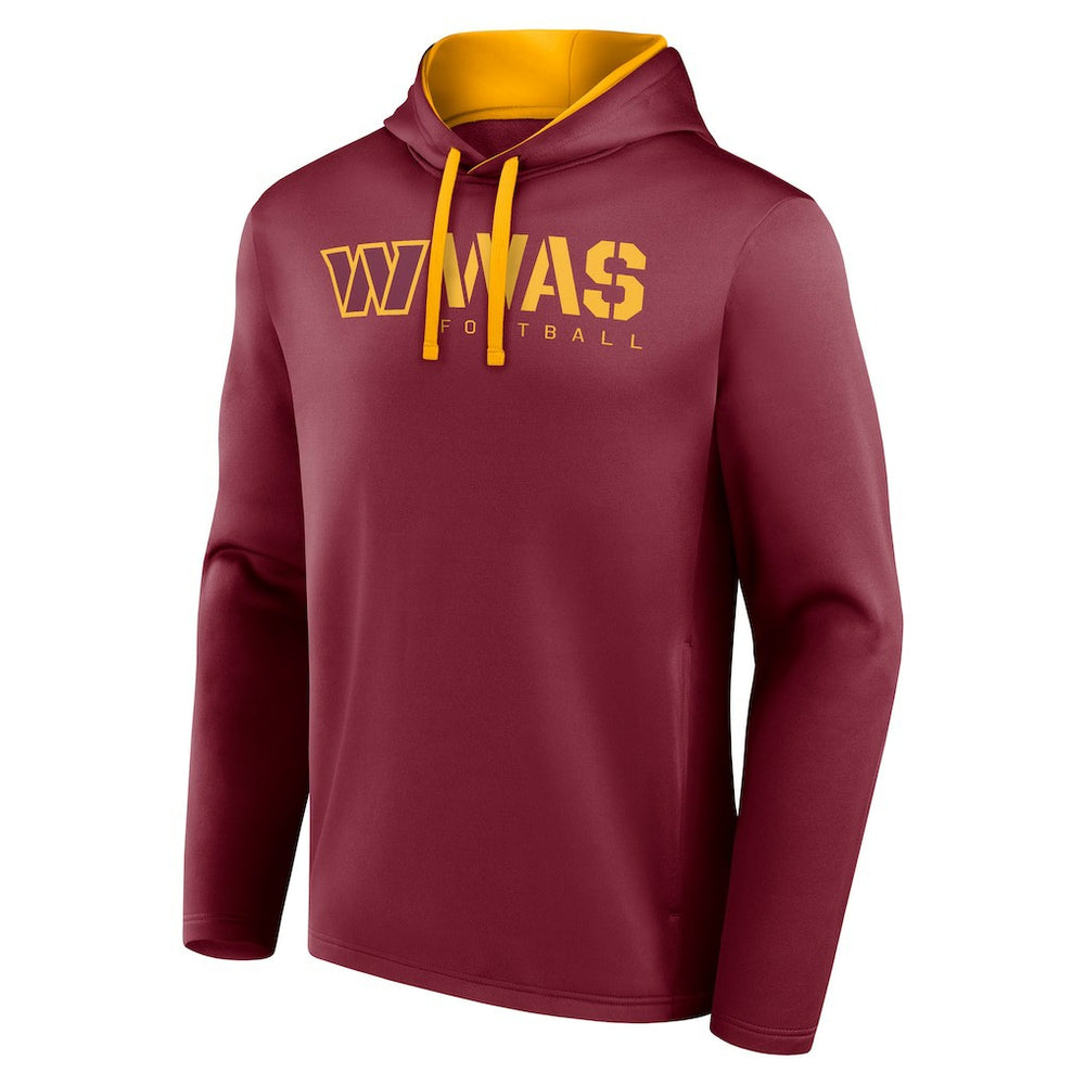 Washington Commanders Logo Athletic Head Start Pullover Hoodie | NFL Hot