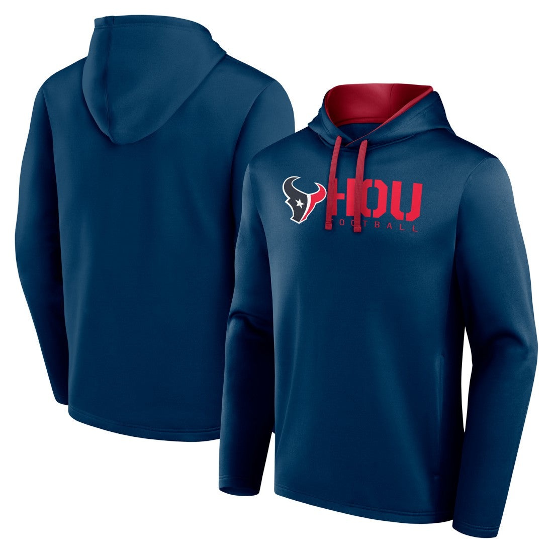 Houston Texans Logo Athletic Head Start Pullover Hoodie | NFL New