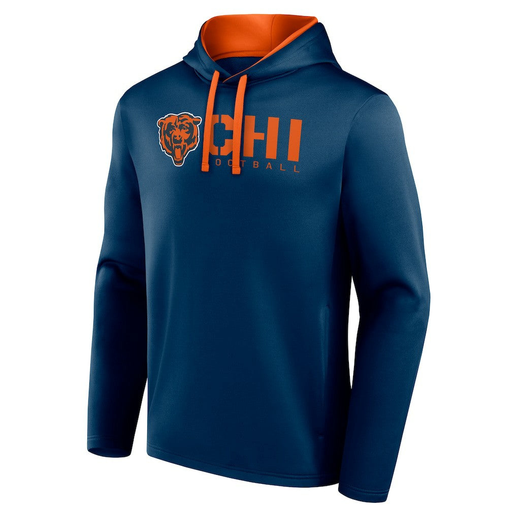 Chicago Bears Logo Athletic Head Start Pullover Hoodie | NFL Sale