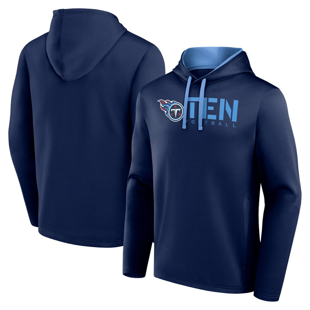 Tennessee Titans Logo Athletic Head Start Pullover Hoodie | NFL Discount