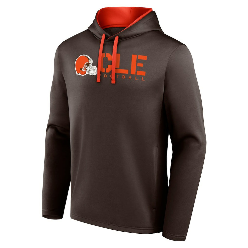 Cleveland Browns Logo Athletic Head Start Pullover Hoodie | NFL US