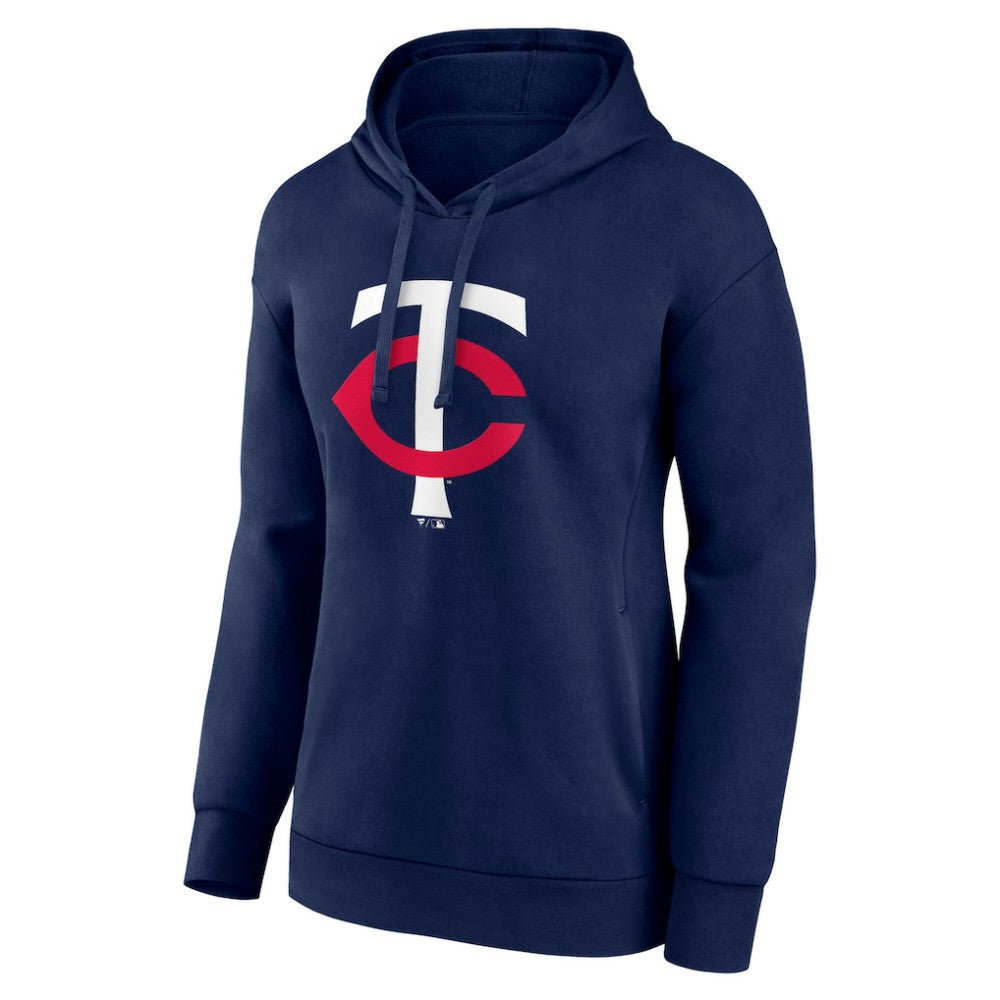 Minnesota Twins Women's Core Logo Pullover Hoodie - MLB Hoodies
