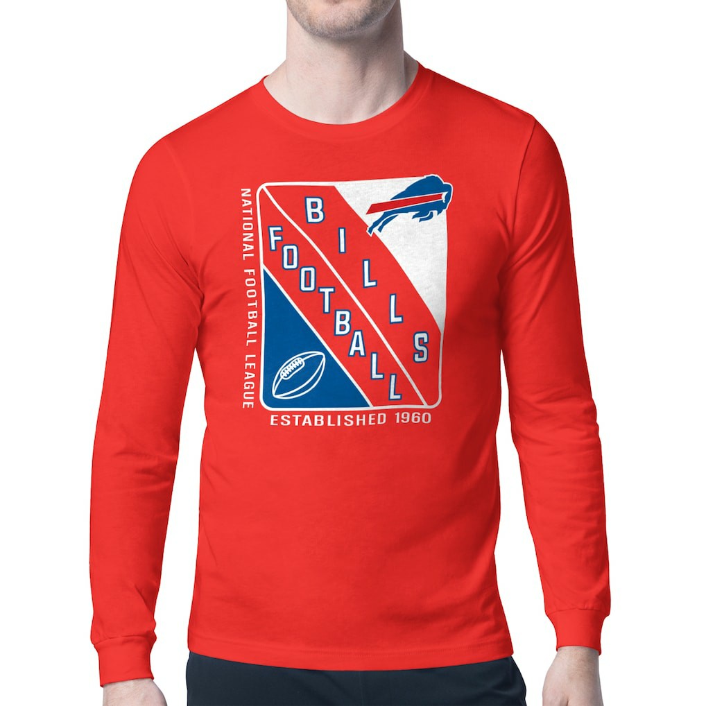 Buffalo Bills Starter Shield Logo Long Sleeve T-Shirt | NFL Hot