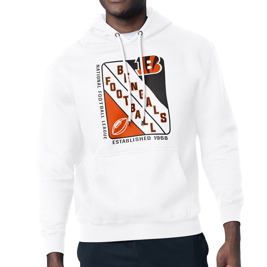 Cincinnati Bengals Starter Shield Logo Pullover Hoodie | NFL Hot