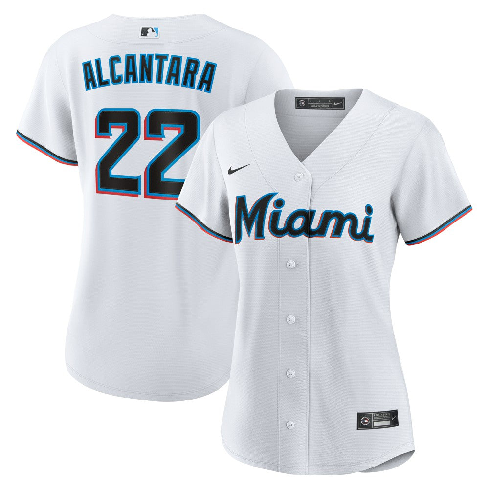 Sandy Alcantara Miami Marlins Nike Women's Home Replica Player Jersey - MLB Jerseys