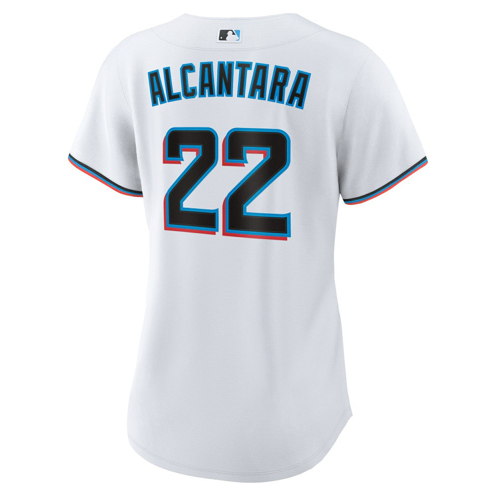 Sandy Alcantara Miami Marlins Nike Women's Home Replica Player Jersey - MLB Jerseys