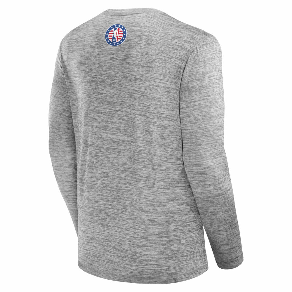 Heather Gray Milwaukee Bucks NBA Hoops for Troops Long Sleeve T-Shirt | NBA