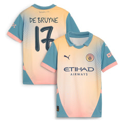 Kevin De Bruyne Manchester City Youth 2024/25 Fourth Replica Player Jersey