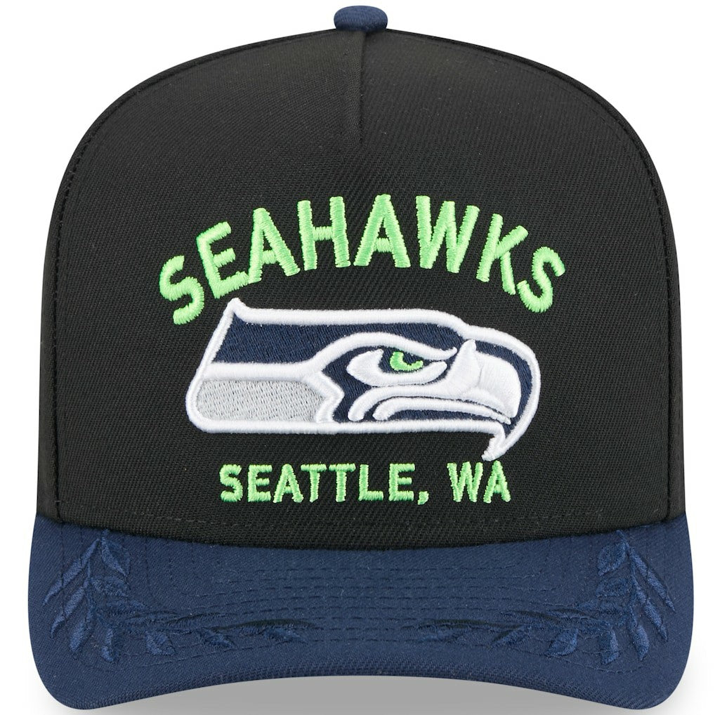 Seattle Seahawks 2025 NFL Draft A-Frame 9FIFTY Snapback Hat | NFL Near me