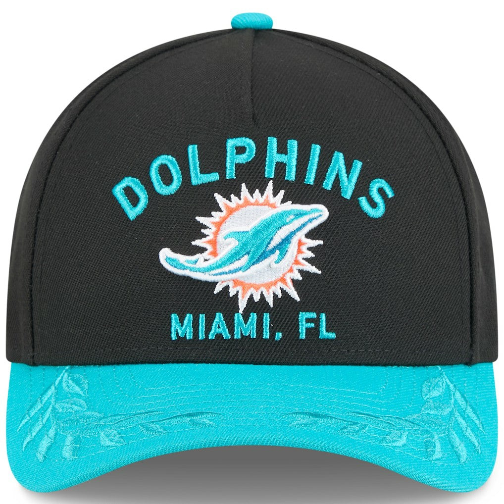 Miami Dolphins 2025 NFL Draft 9FORTY A-Frame M-Crown Adjustable Hat | NFL Sale
