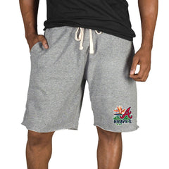 Atlanta Braves Concepts Sport Mainstream Tri-Blend Shorts - MLB Shorts