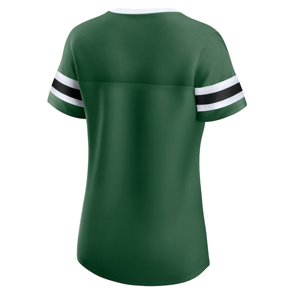 New York Jets Women's Original State Lace-Up T-Shirt | NFL New
