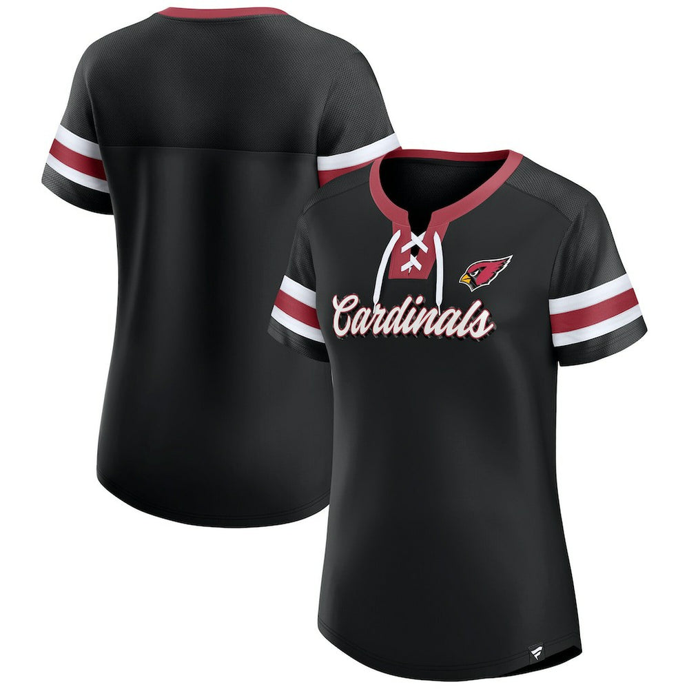 Arizona Cardinals Women's Original State Lace-Up T-Shirt | NFL Online