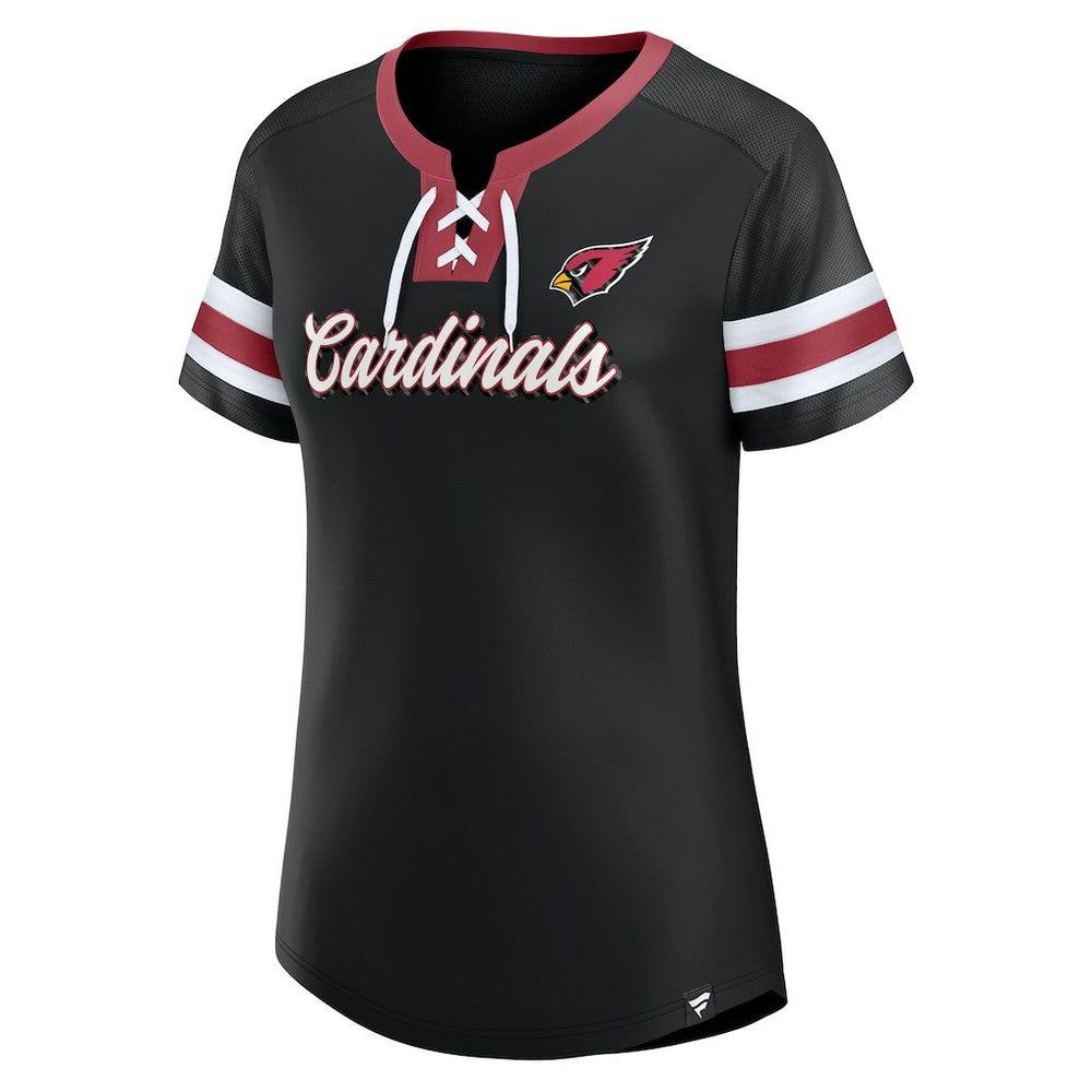 Arizona Cardinals Women's Original State Lace-Up T-Shirt | NFL Online