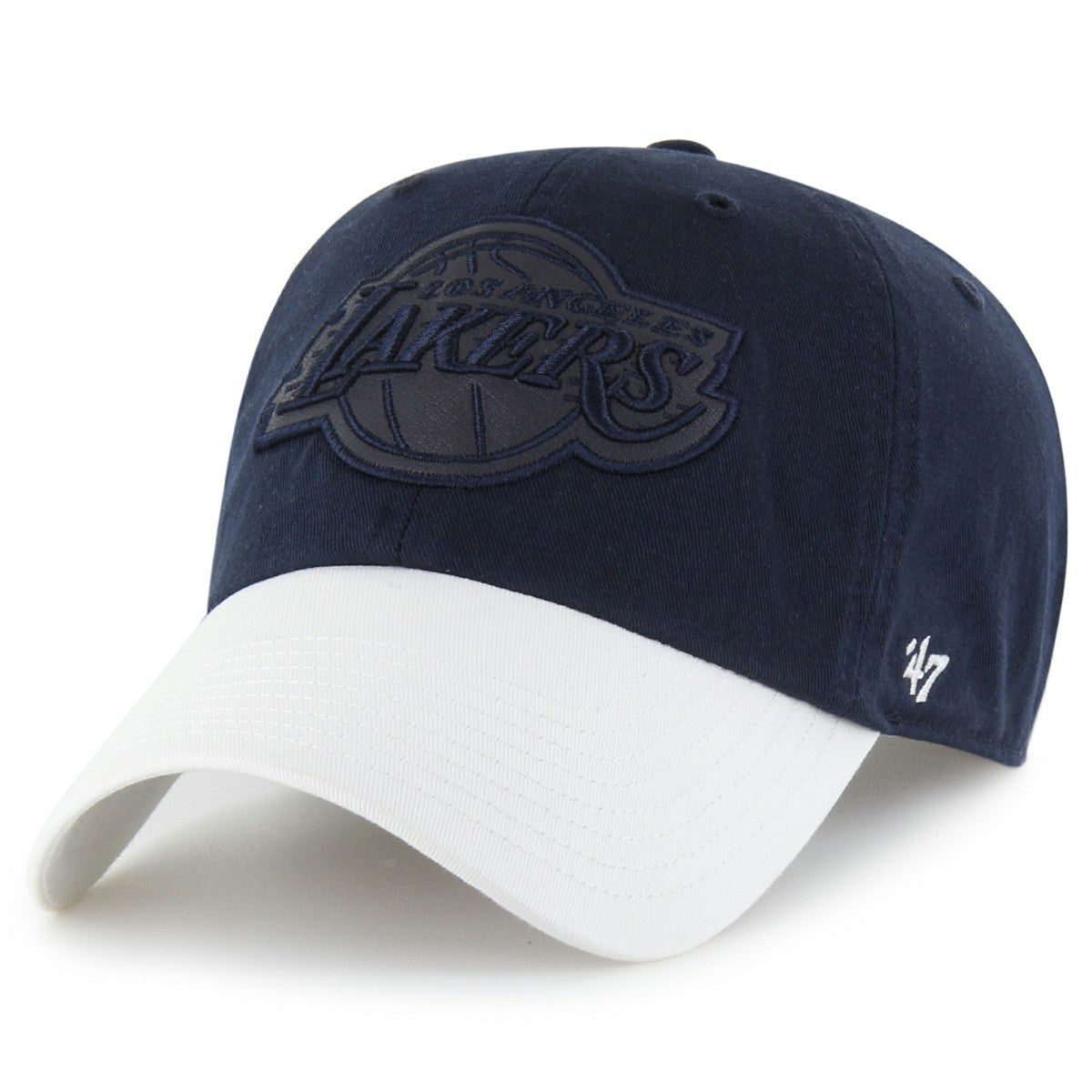 Navy/White Los Angeles Lakers '47 x Tommy Hilfiger Courtside Cleanup Adjustable Hat | NBA