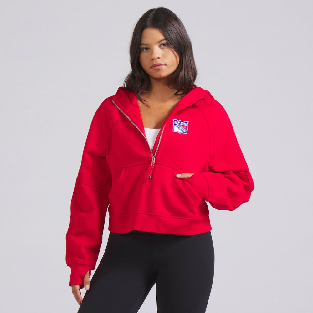 New York Rangers lululemon Women's Scuba Oversized Half-Zip Hoodie -  NHL Hoodies