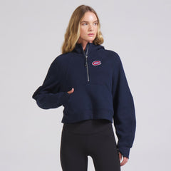Montreal Canadiens lululemon Women's Scuba Oversized Half-Zip Hoodie -  NHL Hoodies