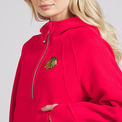 Chicago Blackhawks lululemon Women's Scuba Oversized Half-Zip Hoodie -  NHL Hoodies