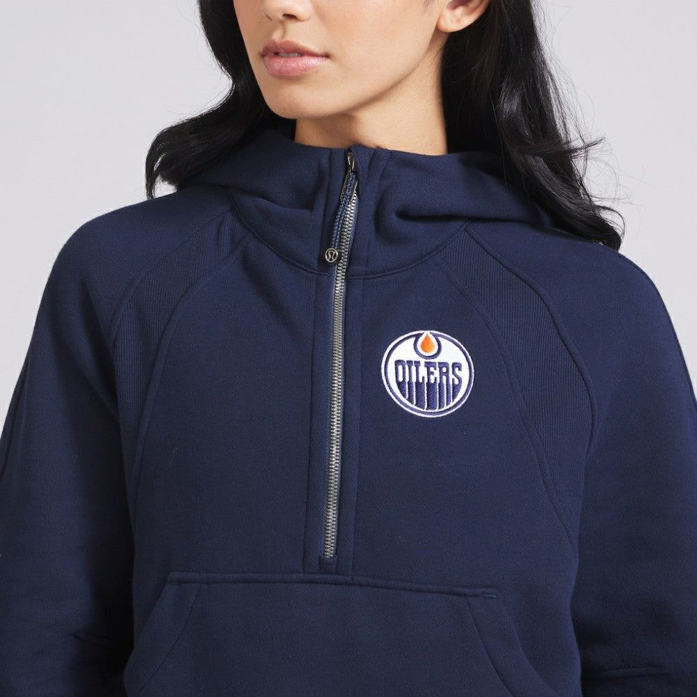 Edmonton Oilers lululemon Women's Scuba Oversized Half-Zip Hoodie -  NHL Hoodies