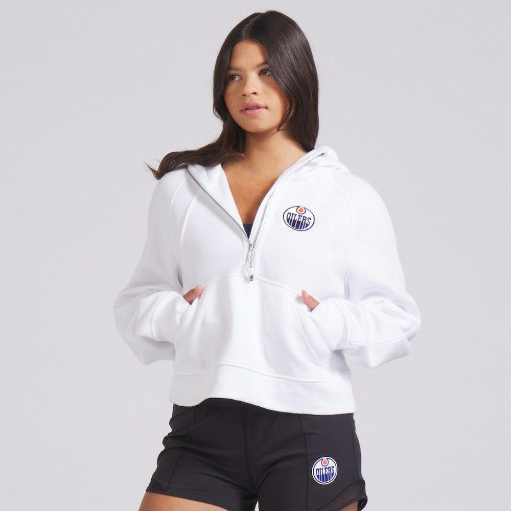 Edmonton Oilers lululemon Women's Scuba Oversized Half-Zip Hoodie -  NHL Hoodies