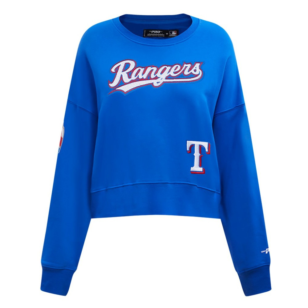 Texas Rangers Pro Standard Women's Game Day Classics Crewneck Pullover Sweatshirt - MLB Pullover